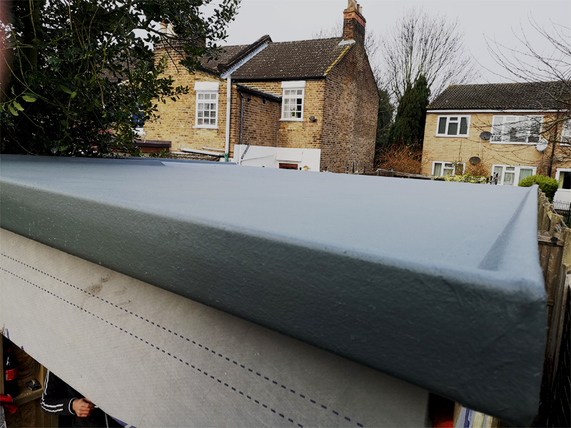 GRP flat roof or fiberglass roof installer